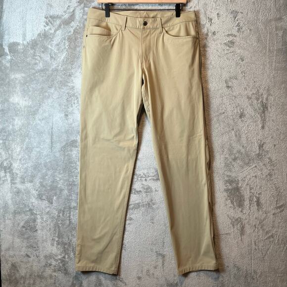Lululemon ABC Pant Classic Tofino Sand Size‎ 33 X 33 Golf Career Office - Picture 1 of 7